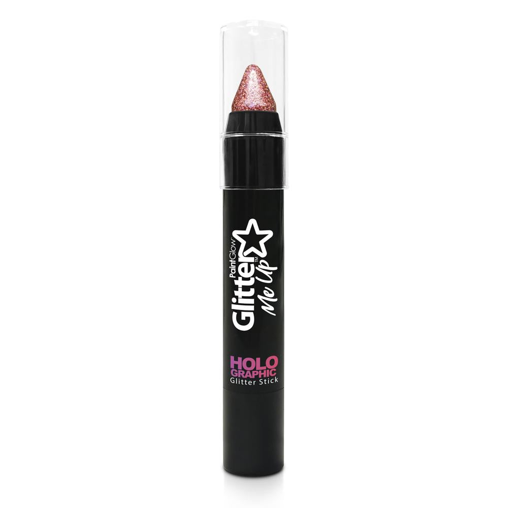 Paintglow Holographic Glitter Stick Rose Gold