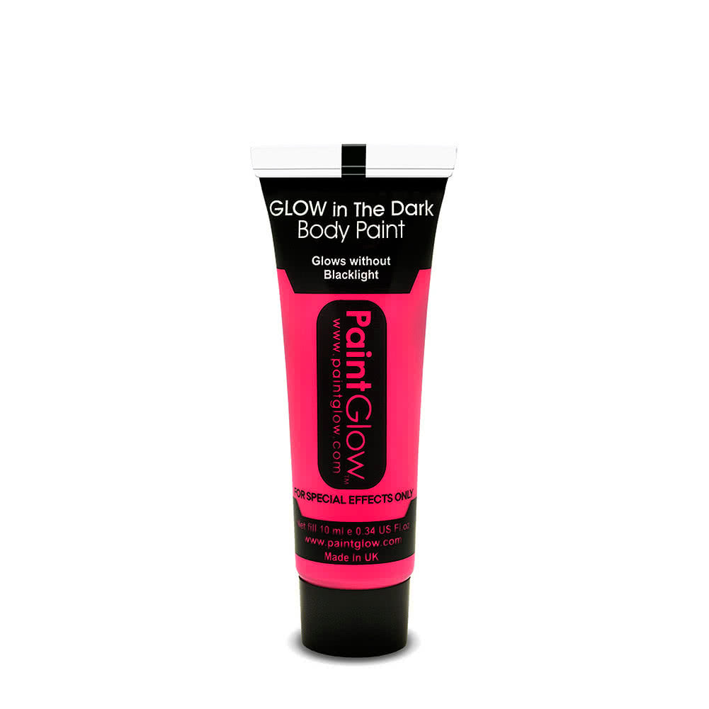 Paintglow Pink Glow in The Dark 10ml UV Face & Body Paint