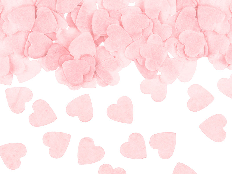 Paper Confetti Hearts Light Pink