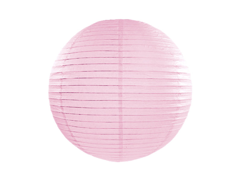 Paper Lantern Light Pink 25cm garden party decoration