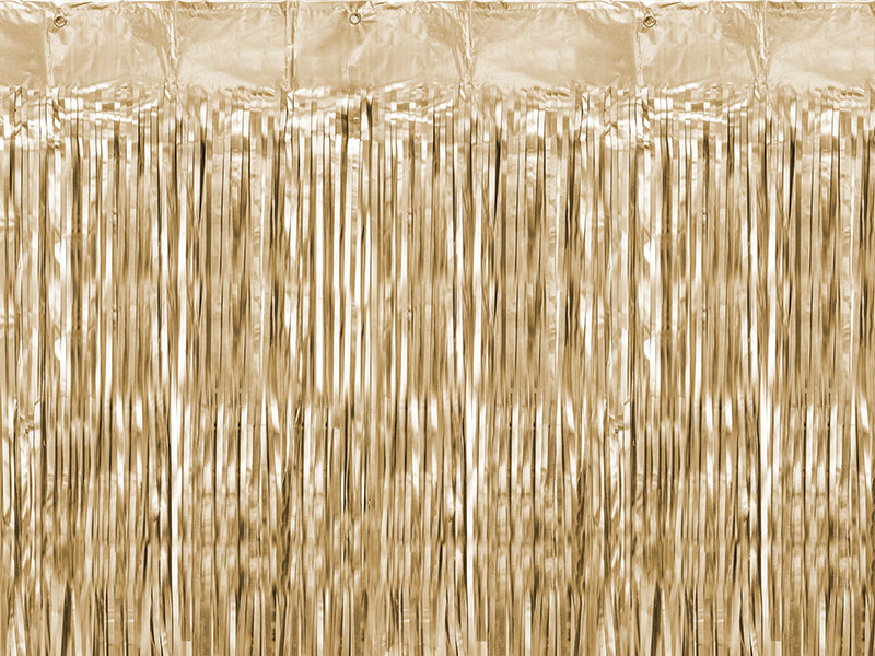 Party Curtain Gold 90x250cm