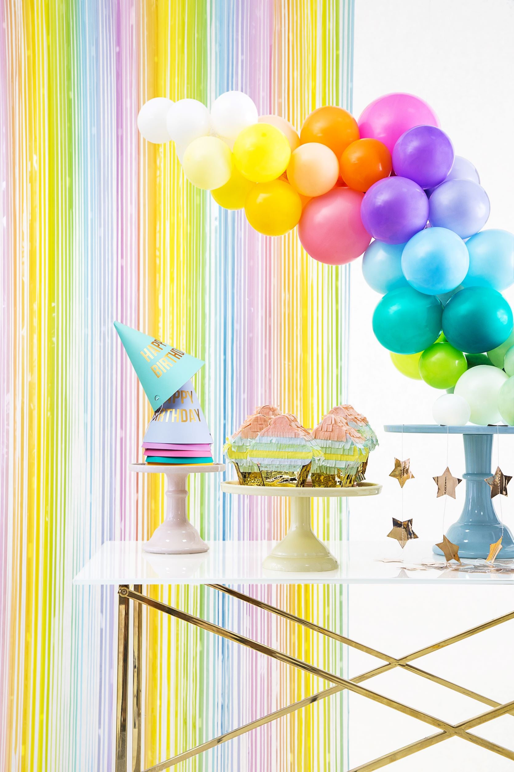 Party Curtain Multicoloured