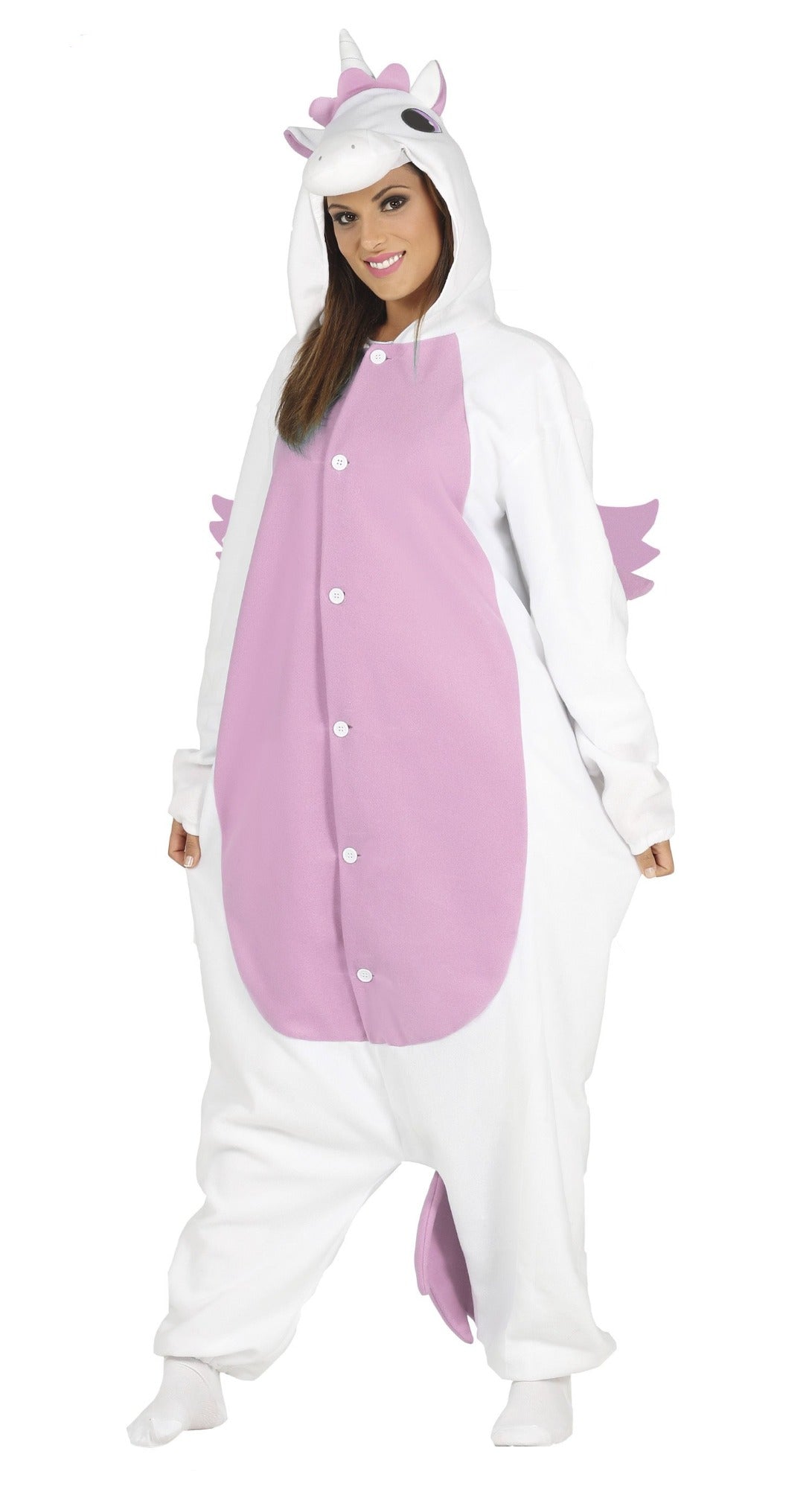 Ladies Pink Unicorn Adult Onesie 