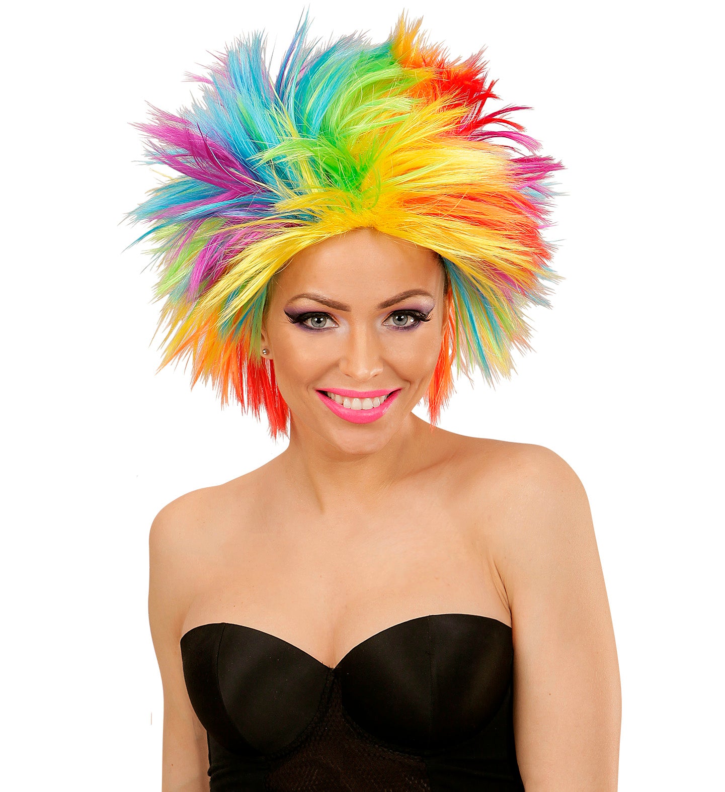 Rainbow Punk Wig