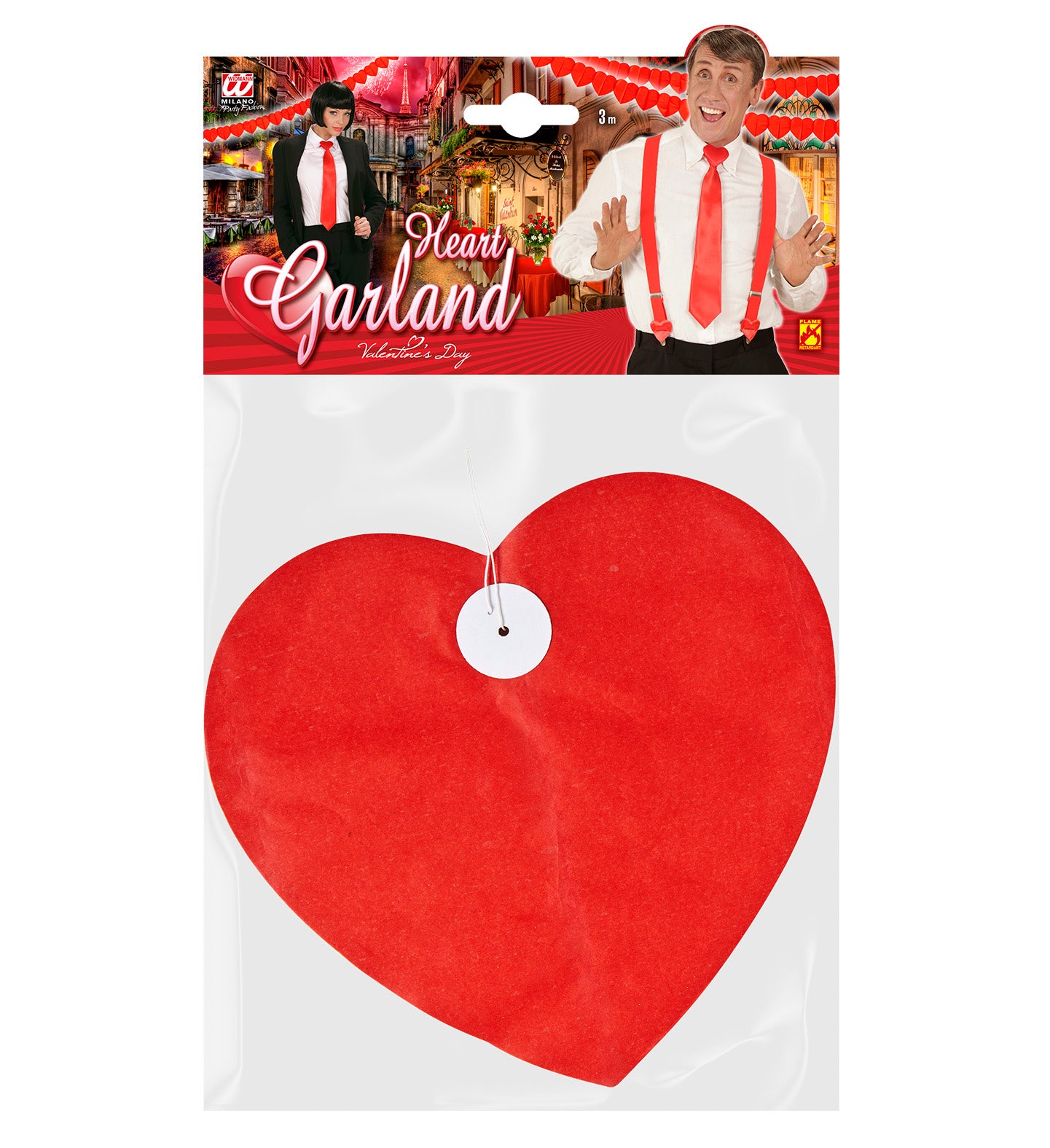 Red Heart Garland
