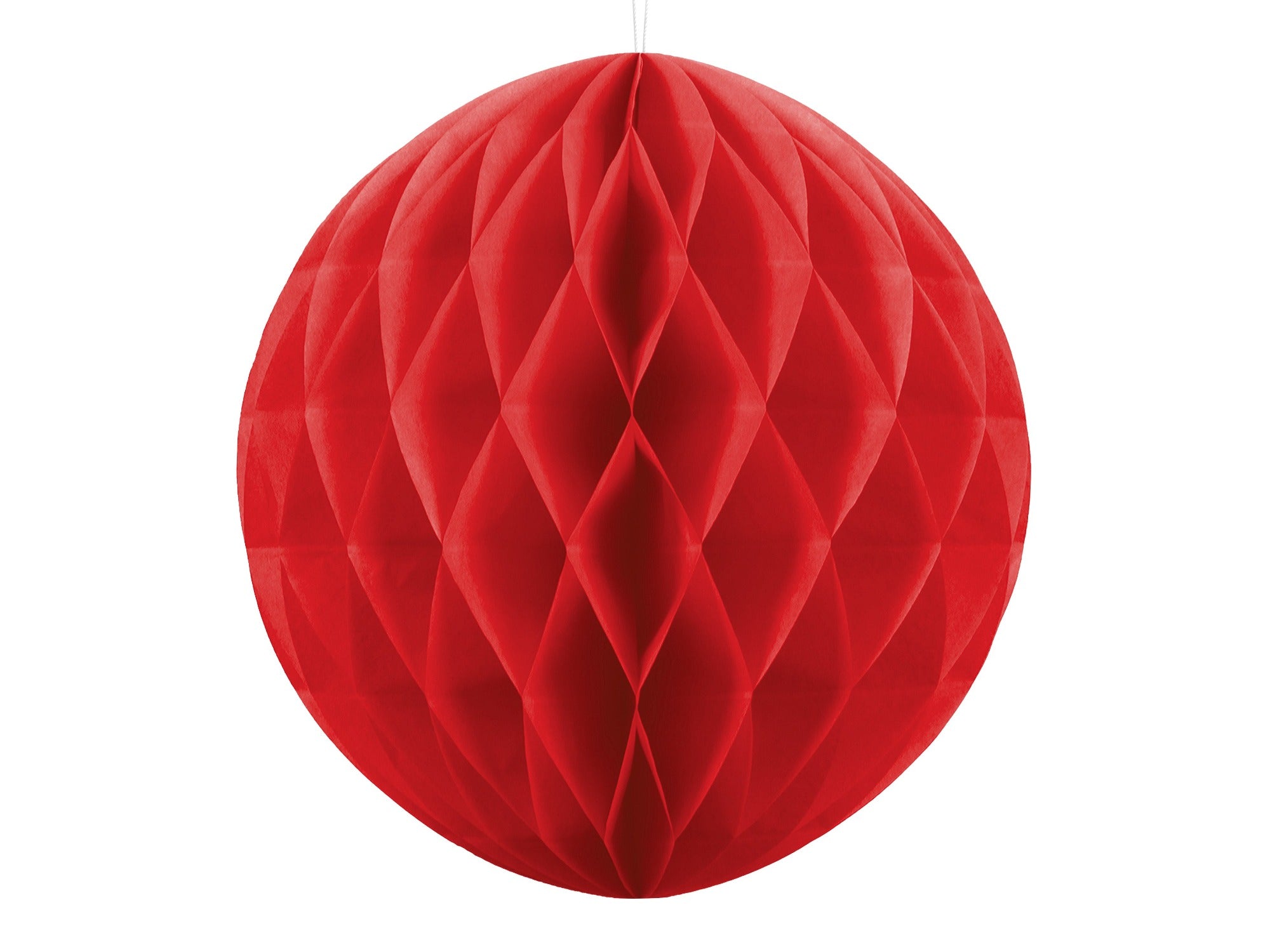 Red Honeycomb Decoration 40cm