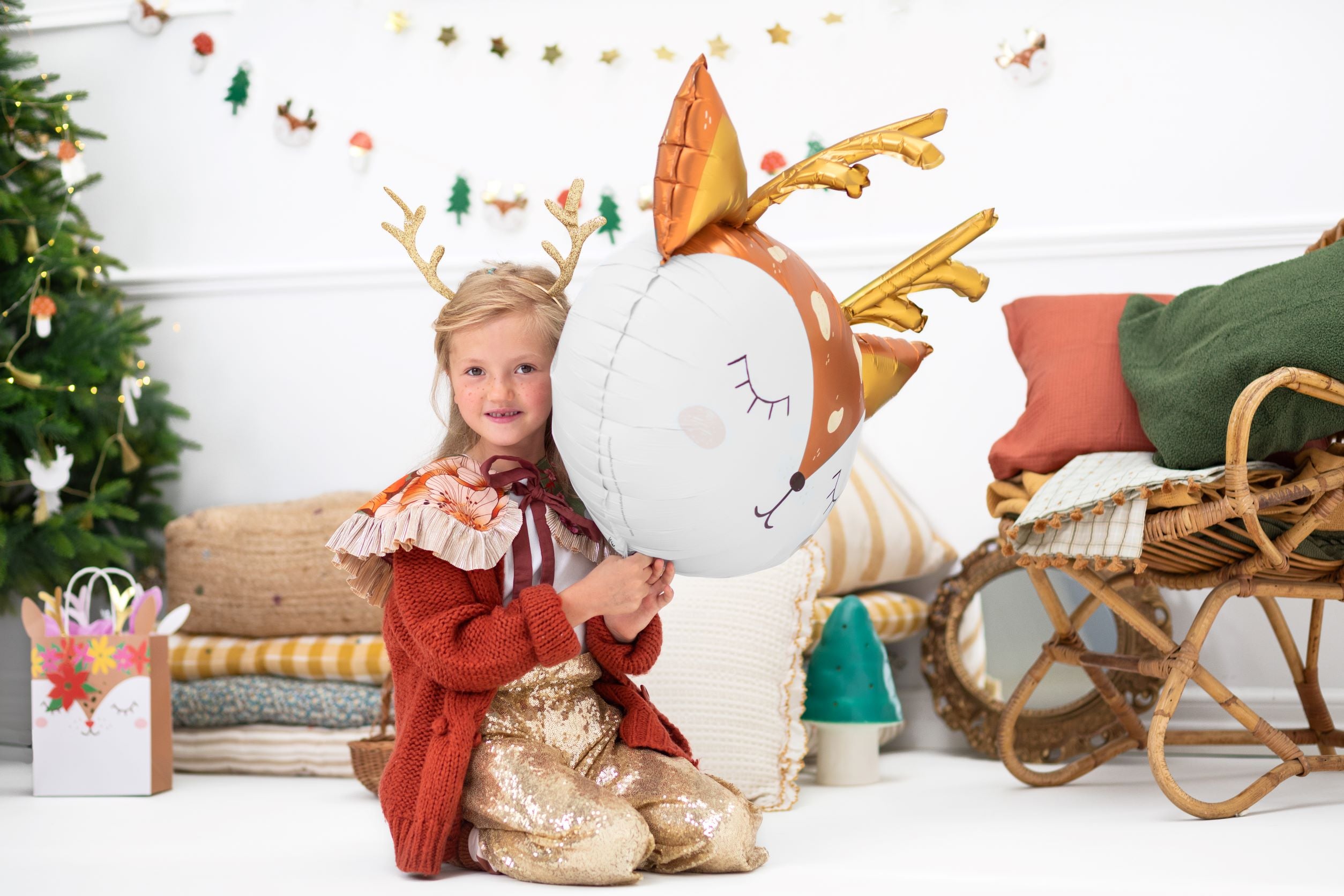 Reindeer Foil Balloons