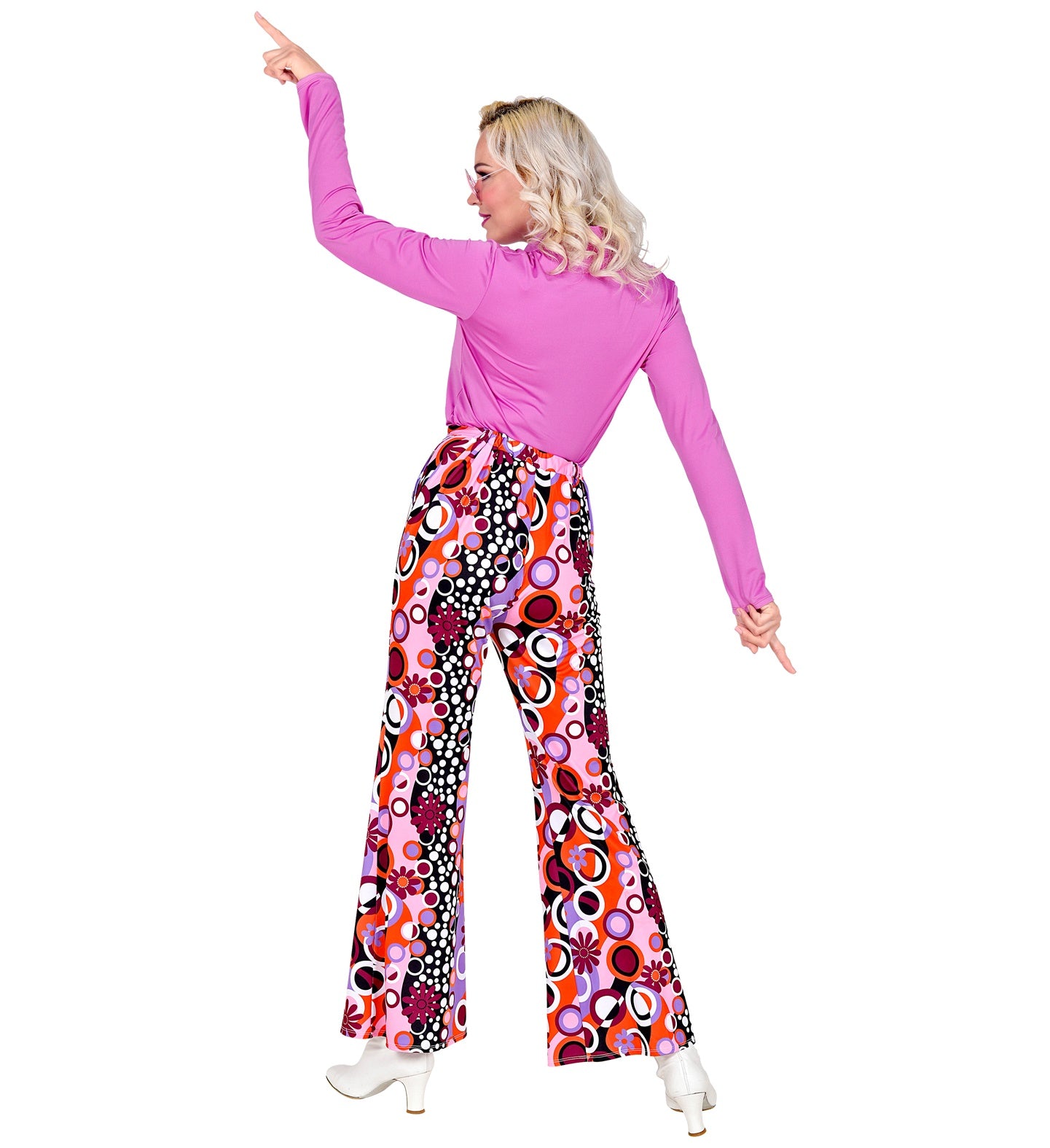 Retro 70's Disco Trousers rear