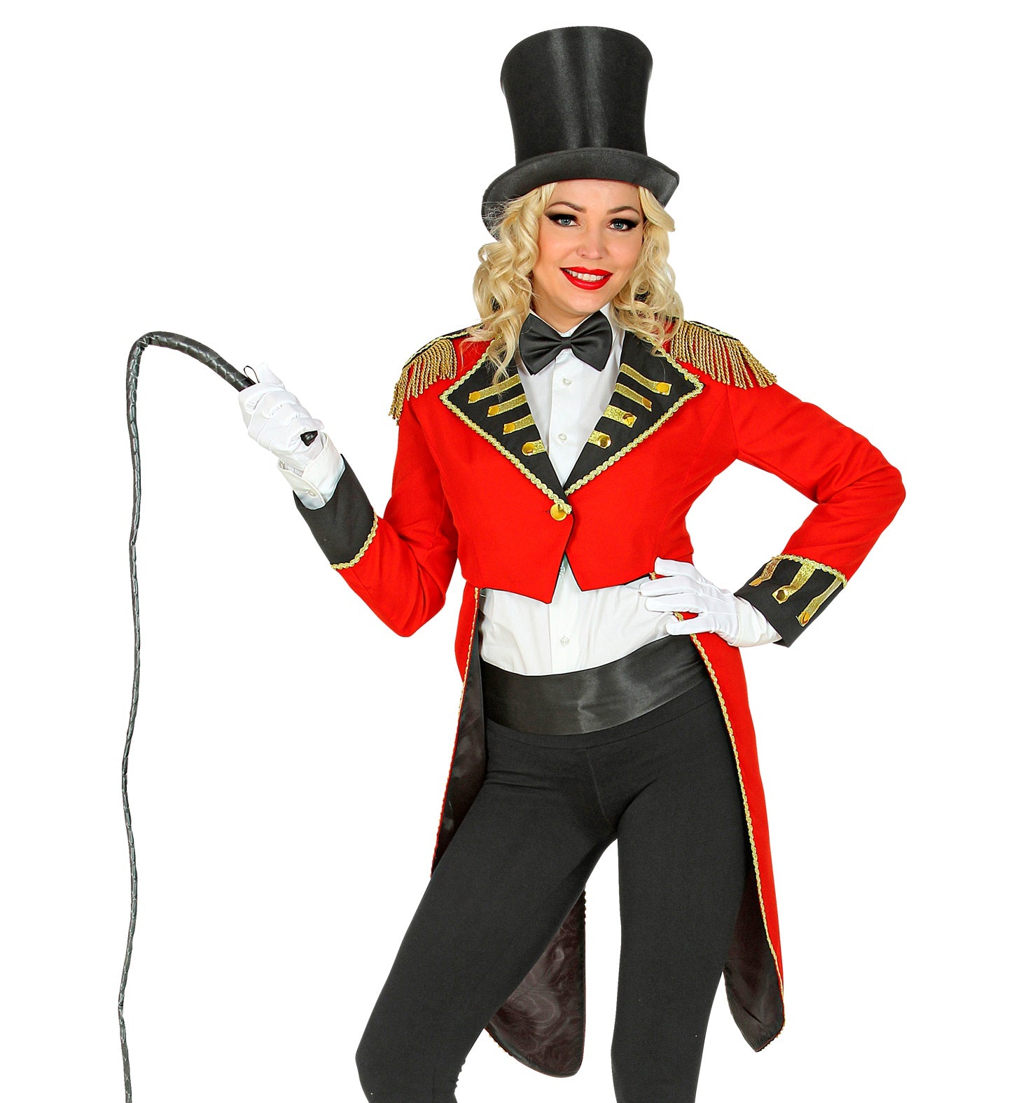  Ringmaster Tailcoat Jacket Red Ladies