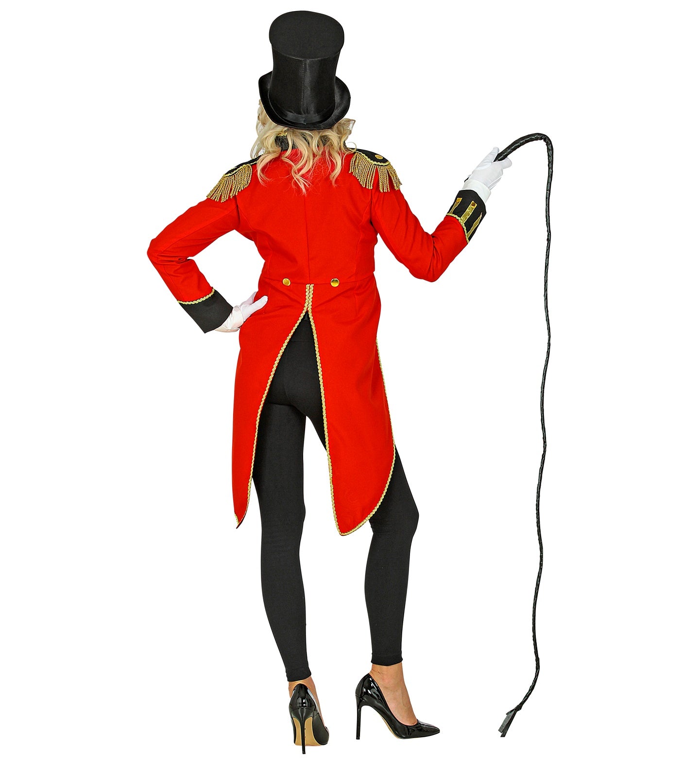 Ringmaster Tailcoat Jacket Red adult rear