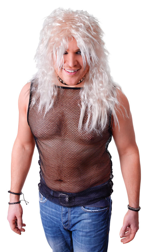 Male Rock Star Wig Blonde