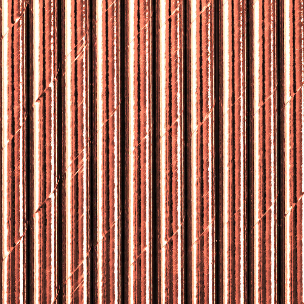 Rose Gold Paper Straws