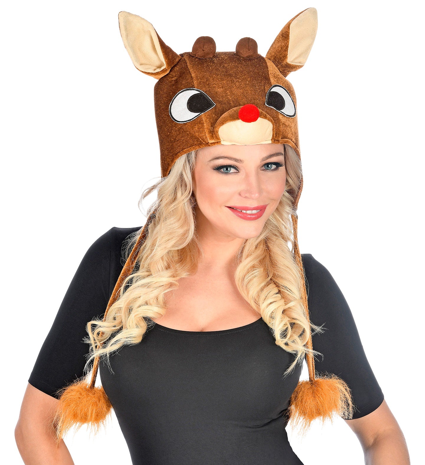 Rudolf Reindeer Christmas Hat
