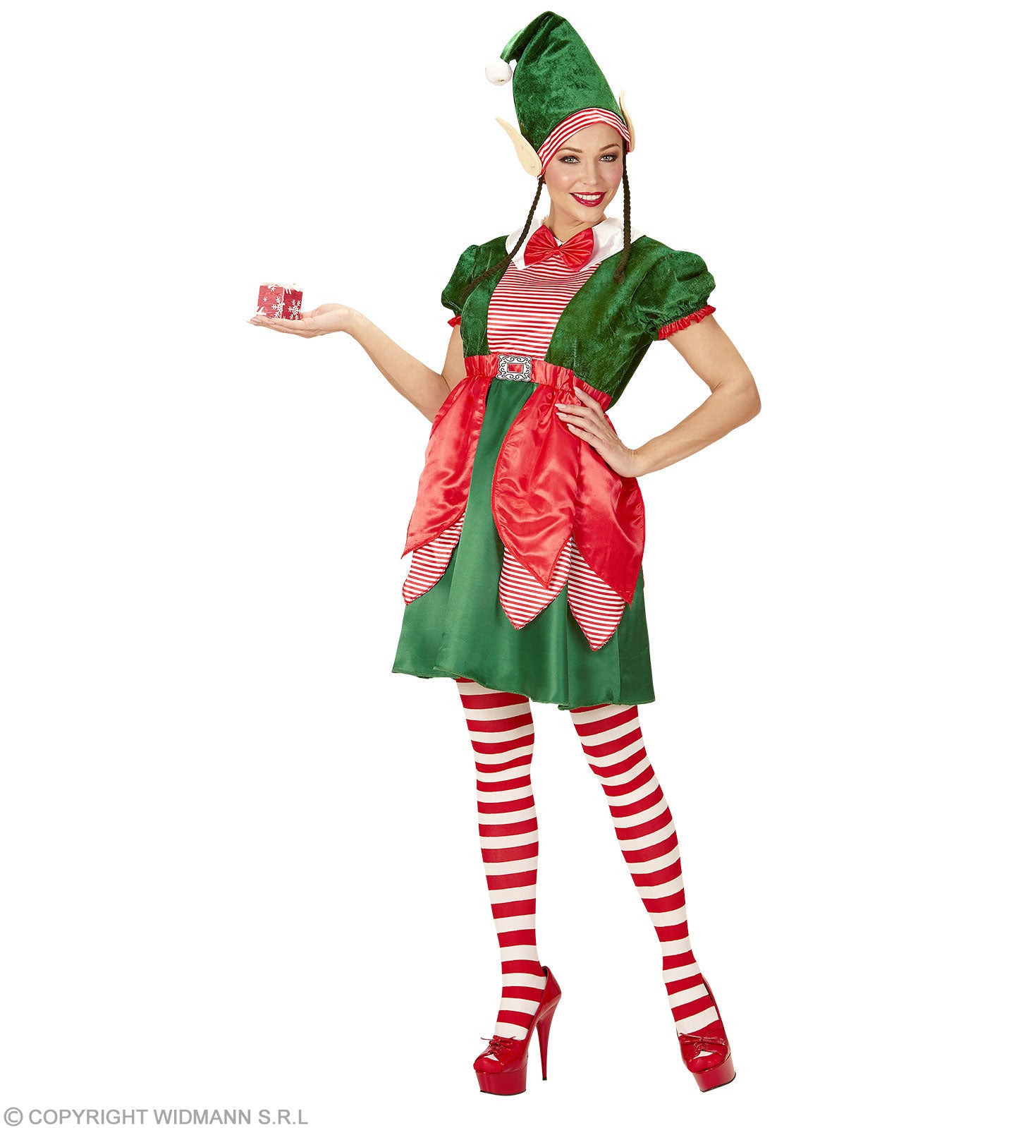Santa's Little Helper Elf Costume Ladies Christmas outfit