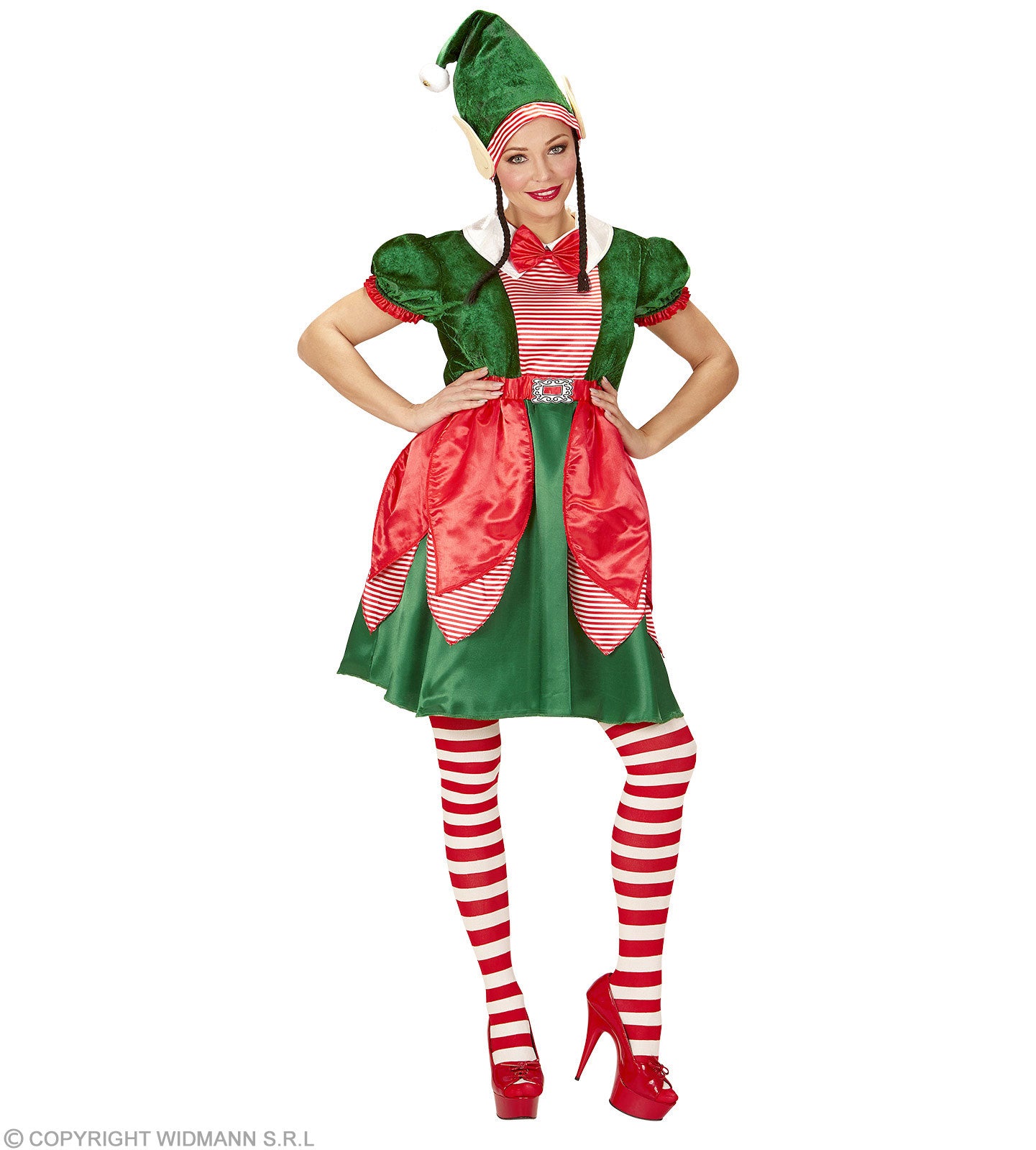 Santa's Little Helper Elf Costume Ladies