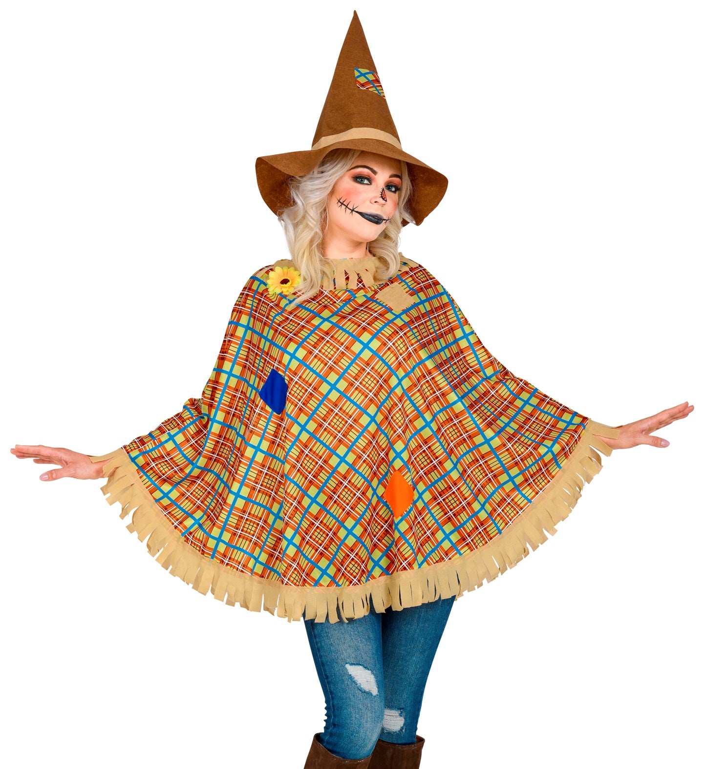 Scarecrow Poncho Adult costume