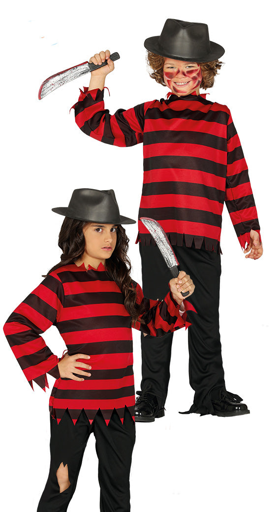 Scissor's Boy Freddy Kruger style costume.