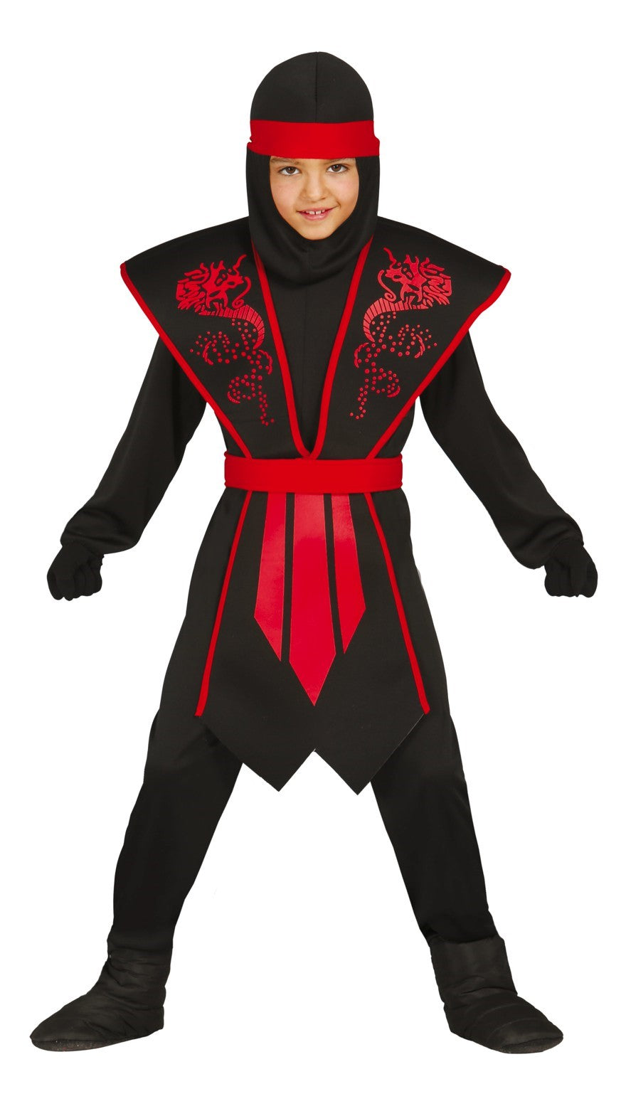 Shadow Ninja Costume Red Child's