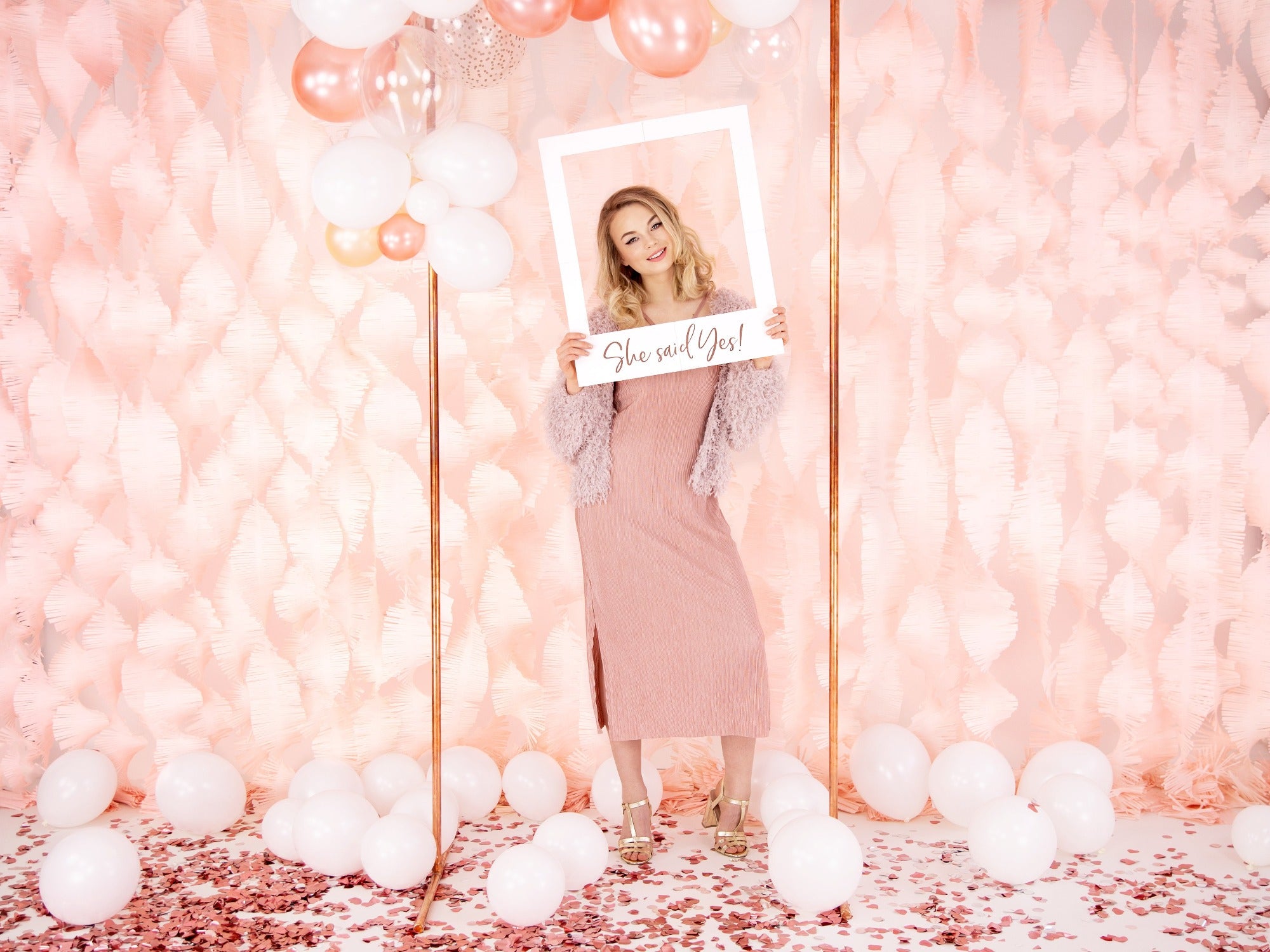 She Said Yes Selfie Photo Frame hen party