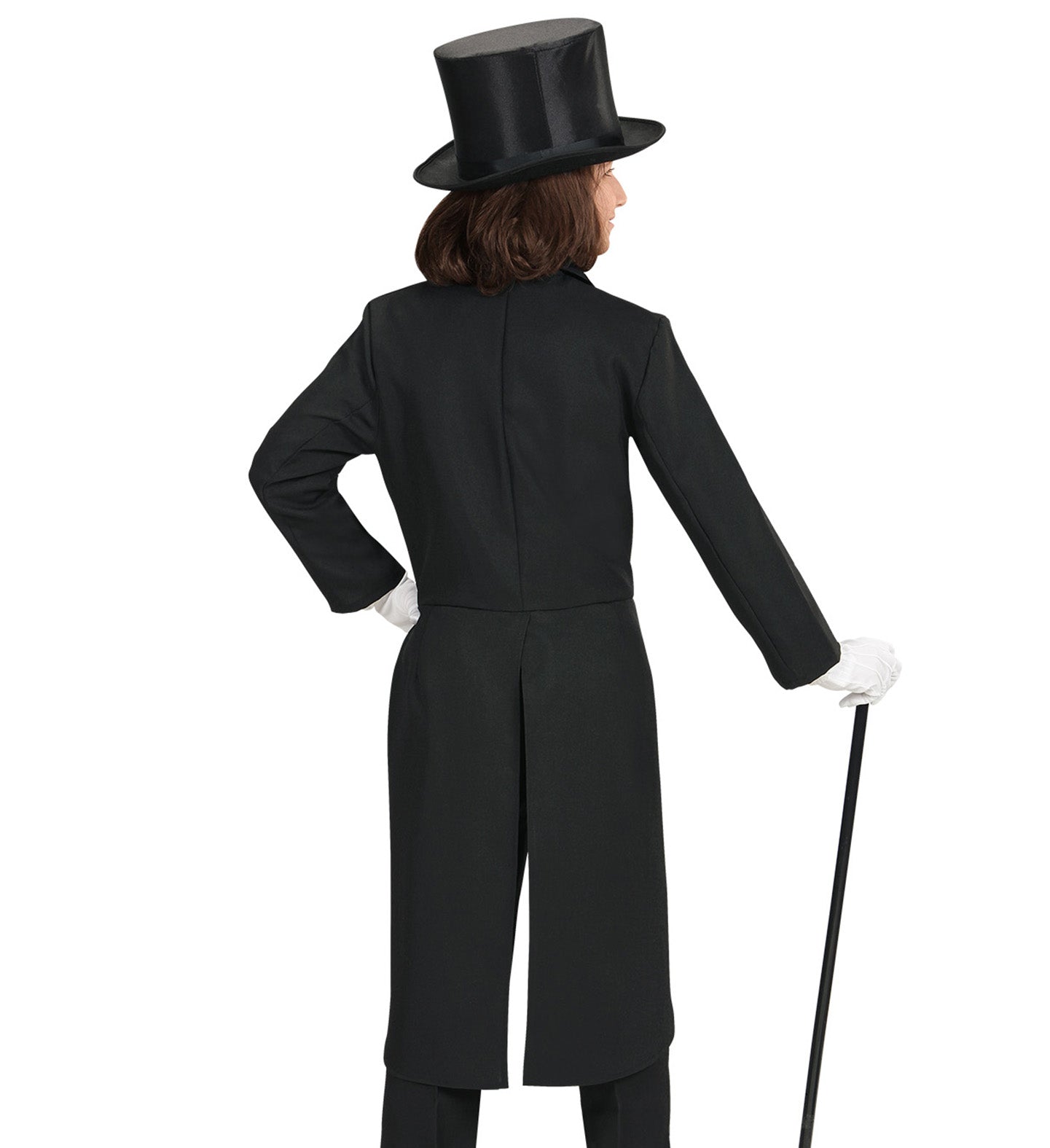Showtime Black Tailcoat Jacket Children's back