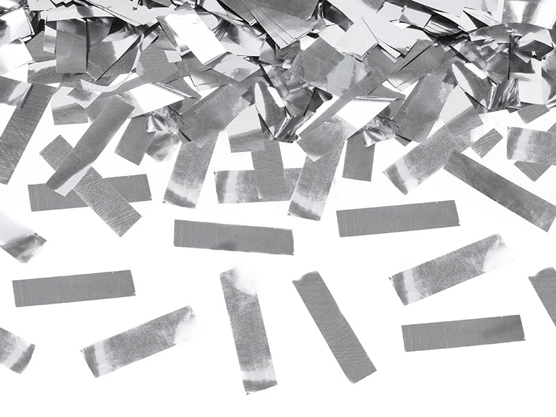 Silver Confetti Cannon 60cm party supplies