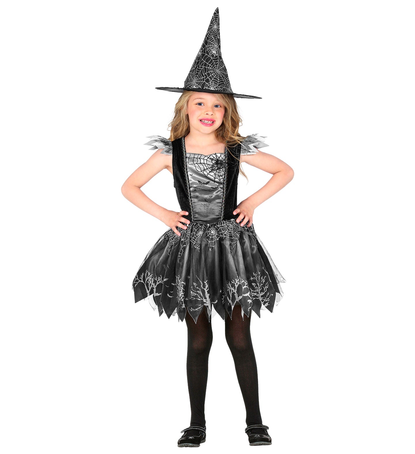 Silver Spider Witch Toddler Costume