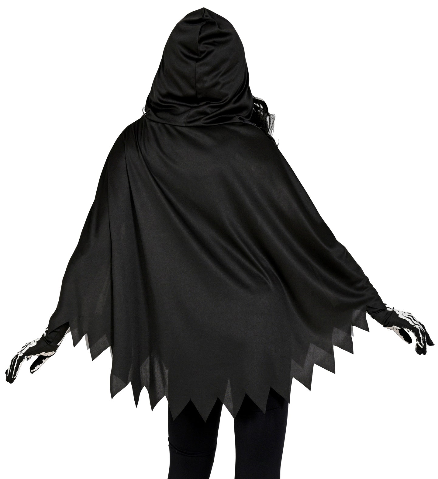 Skeleton Adult Poncho back