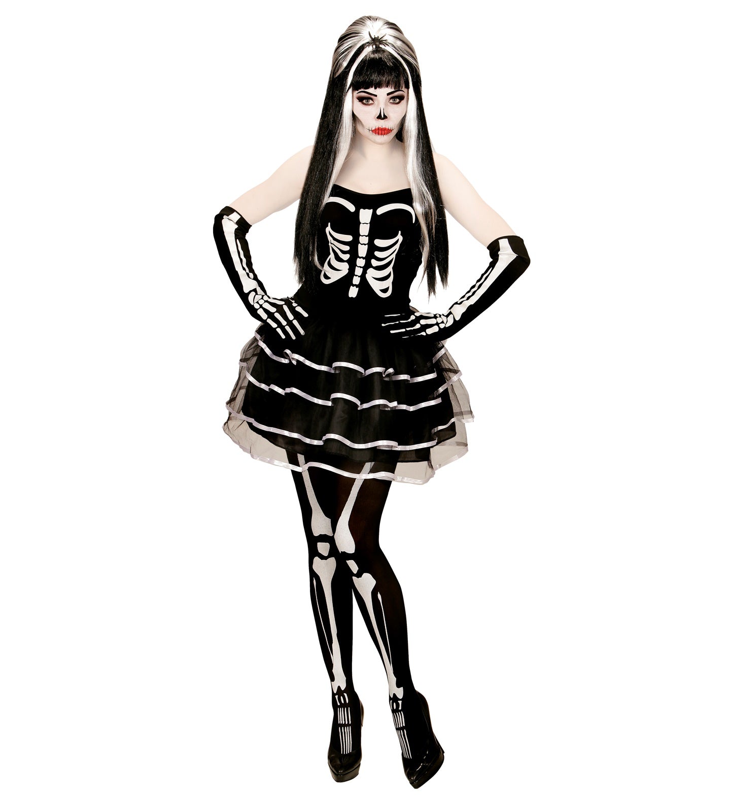 Skeleton Tutu Costume Ladies