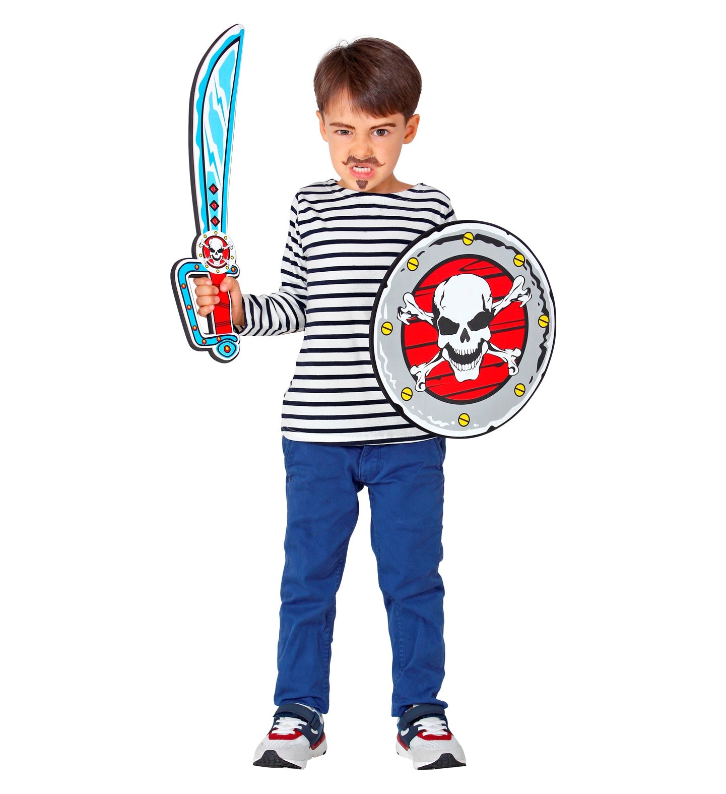 Skull Pirate Sword and Shield kit for kids