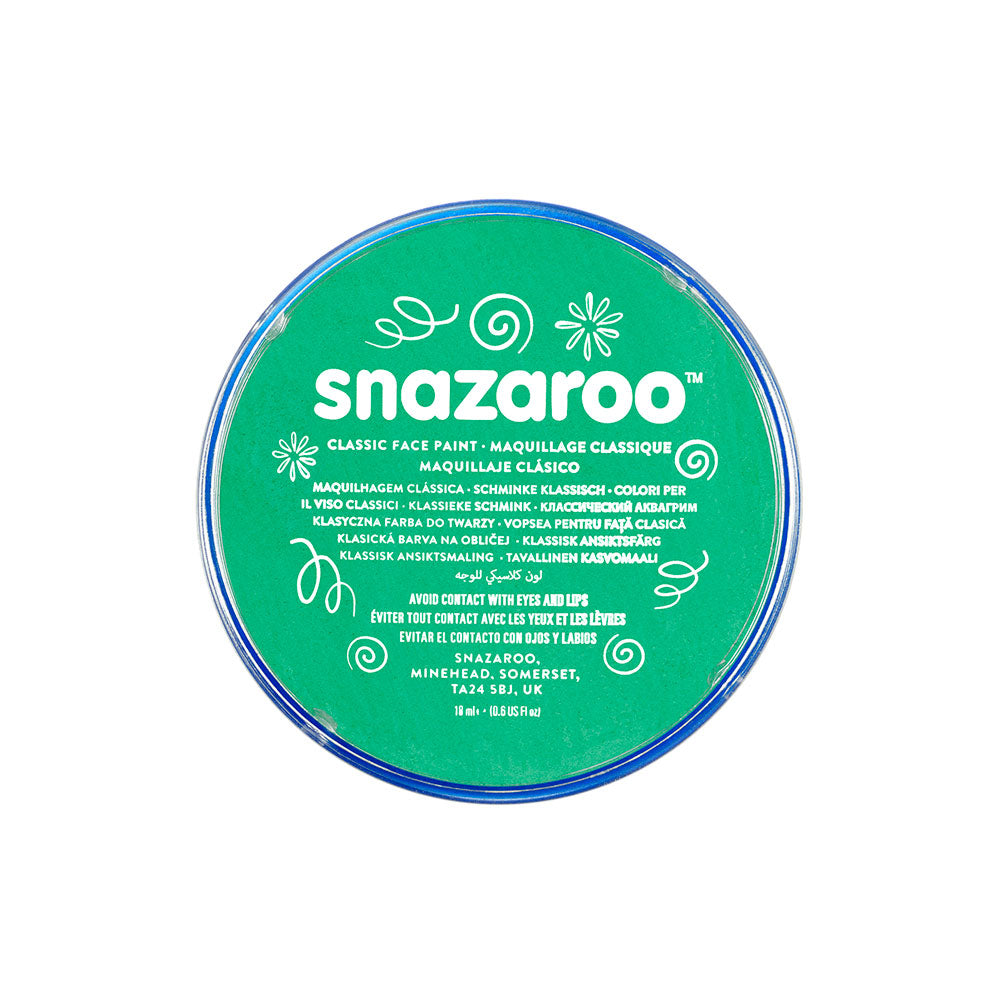 Snazaroo Bright Green 18ml Face Paint