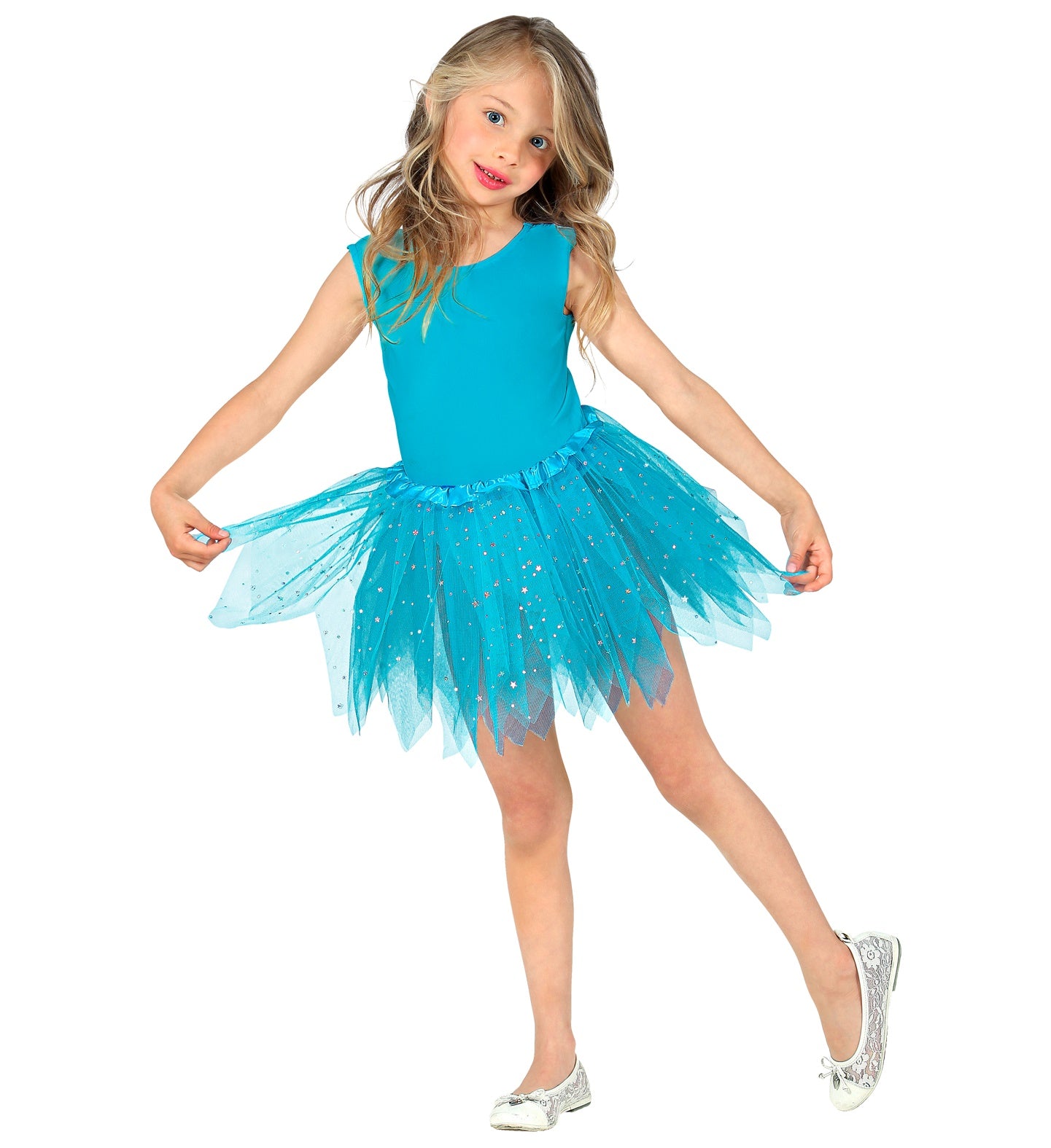 Sparkling Tutu Skirt Blue Kids