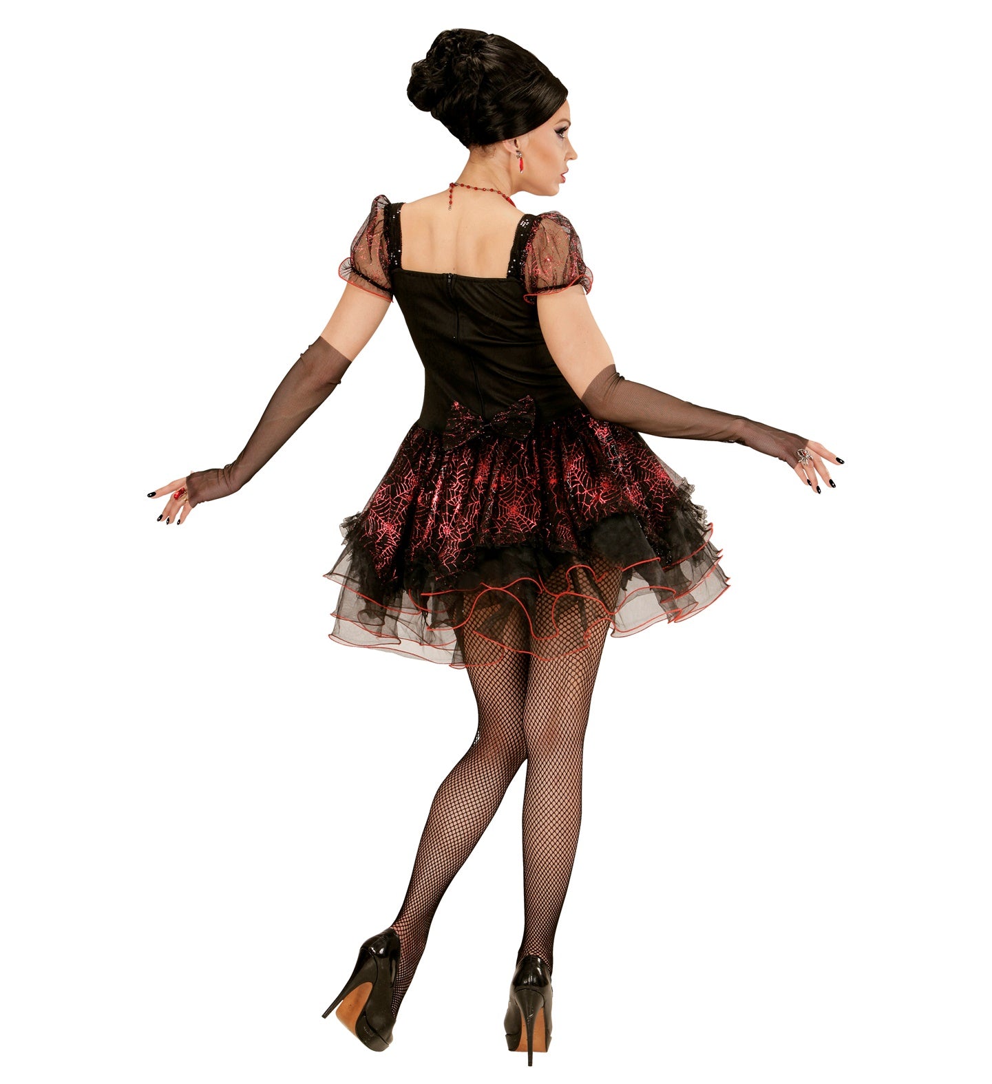 Spider Vampire Costume Ladies back