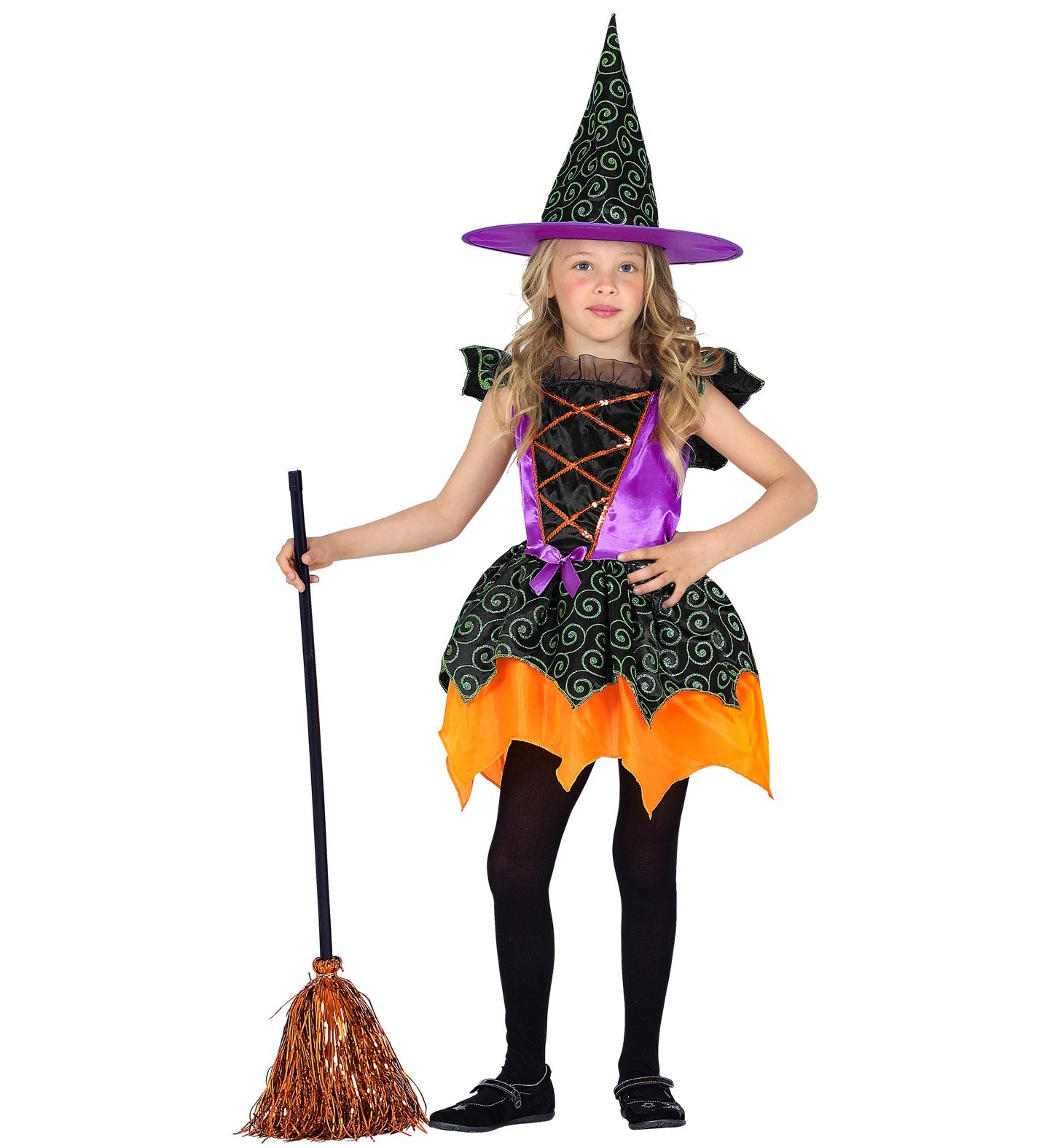Spiral Witch Costume Child