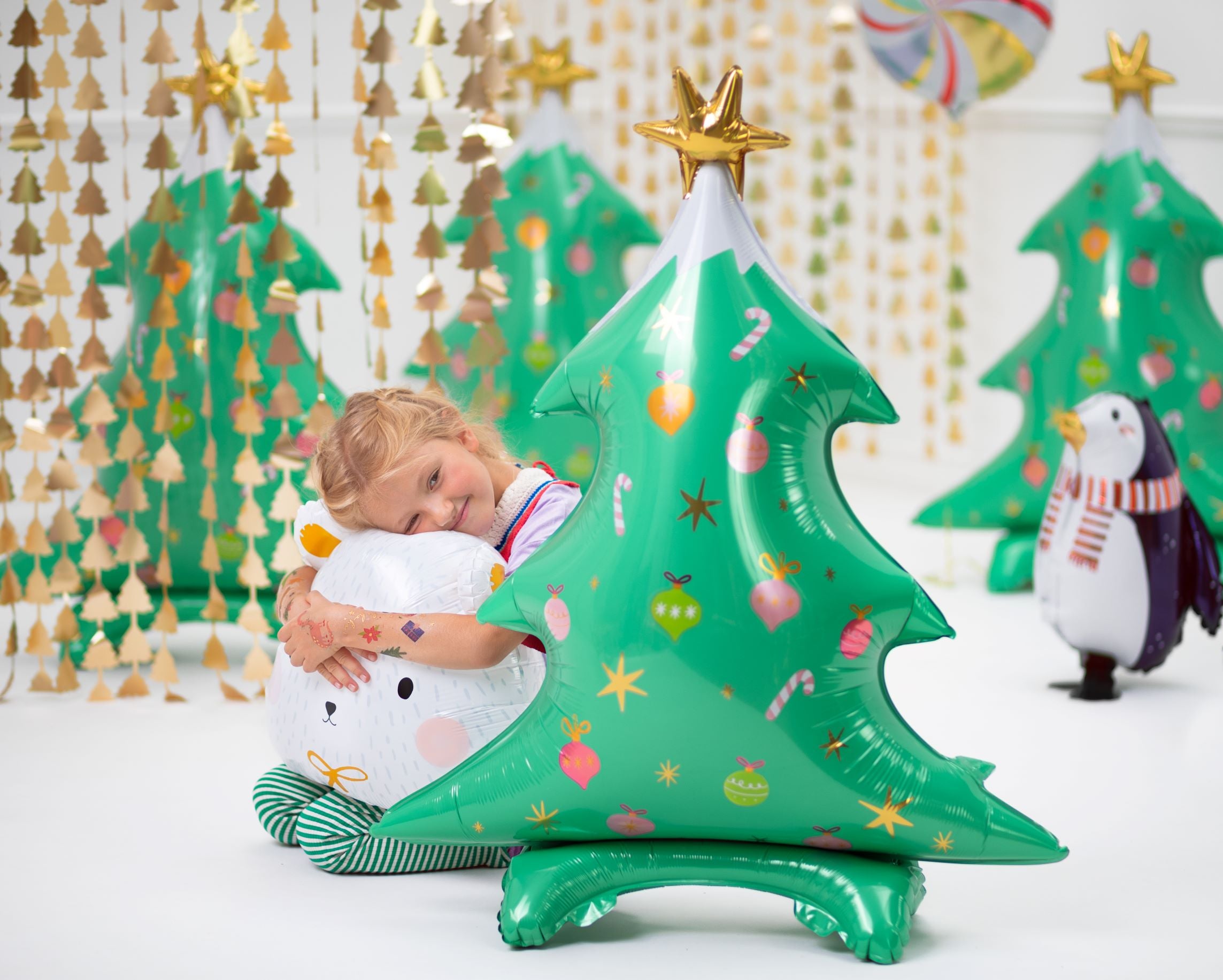 Standing Christmas Tree Foil Balloon decoration