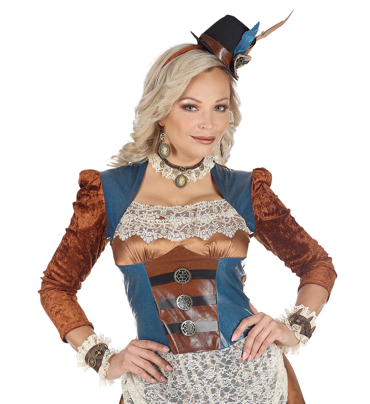 Steampunk Lace Cuffs costume accessory