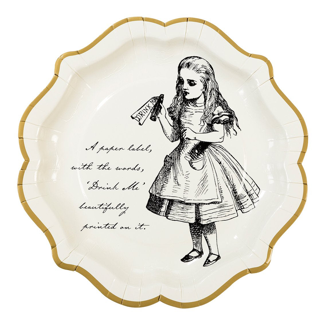 Truly Alice Paper Plates Alice