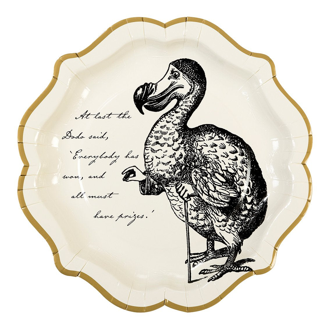 Truly Alice Paper Plates Dodo