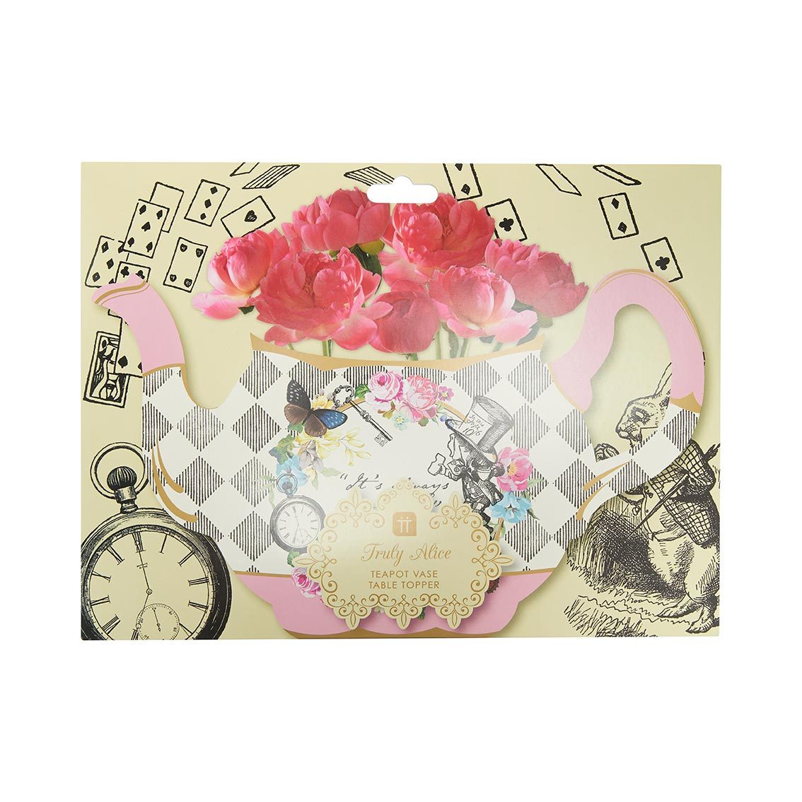 Truly Alice Whimsical Tea Pot Vase