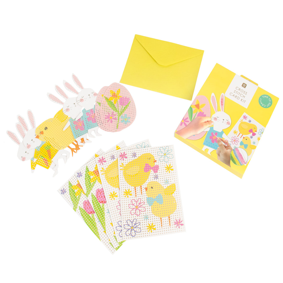 Truly Bunny Cross Stitch Card Kit for Easter