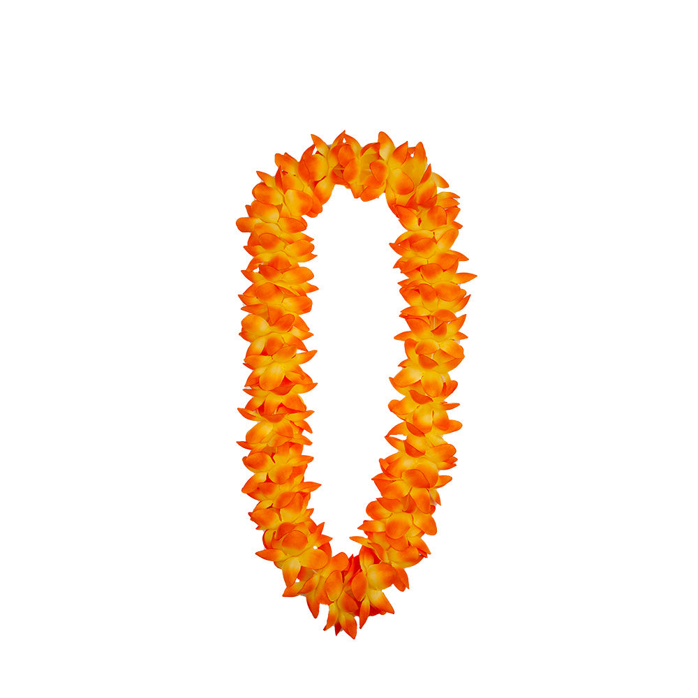 Two Tone Petal Lei 9.5cm Orange