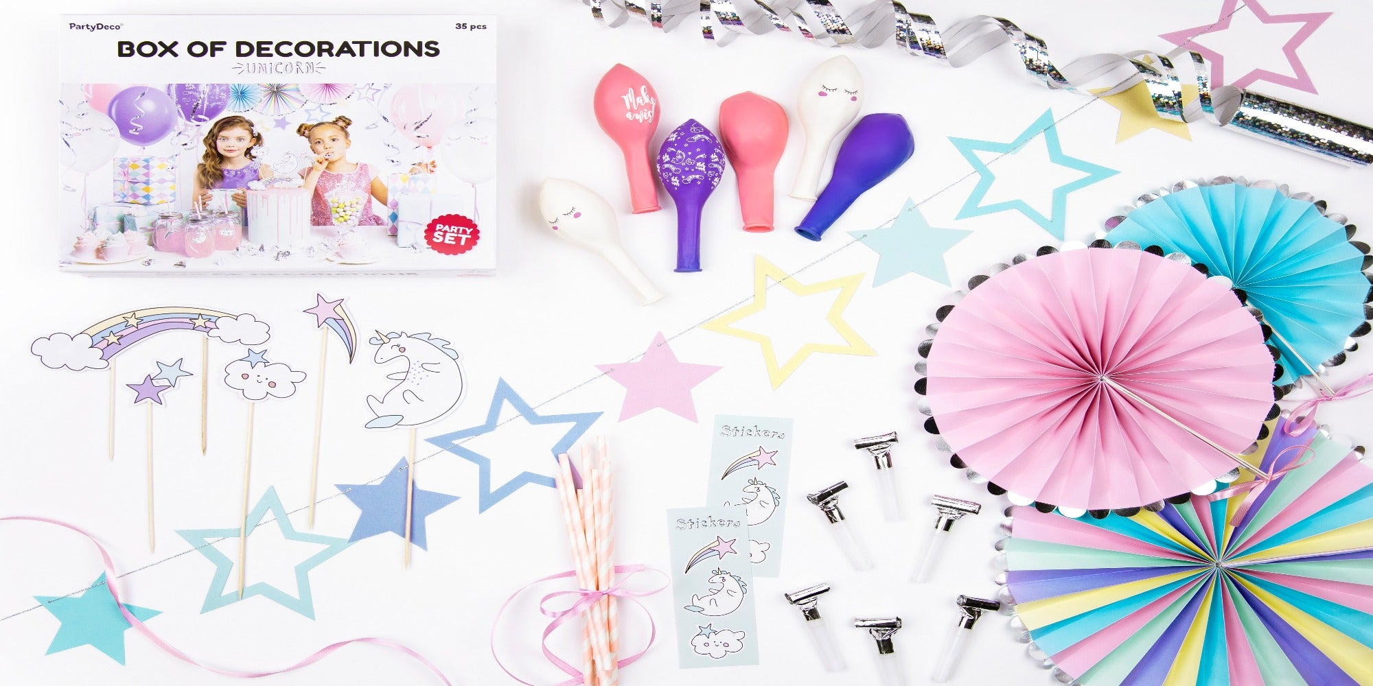 Unicorn Party Decoration kit box party decorations