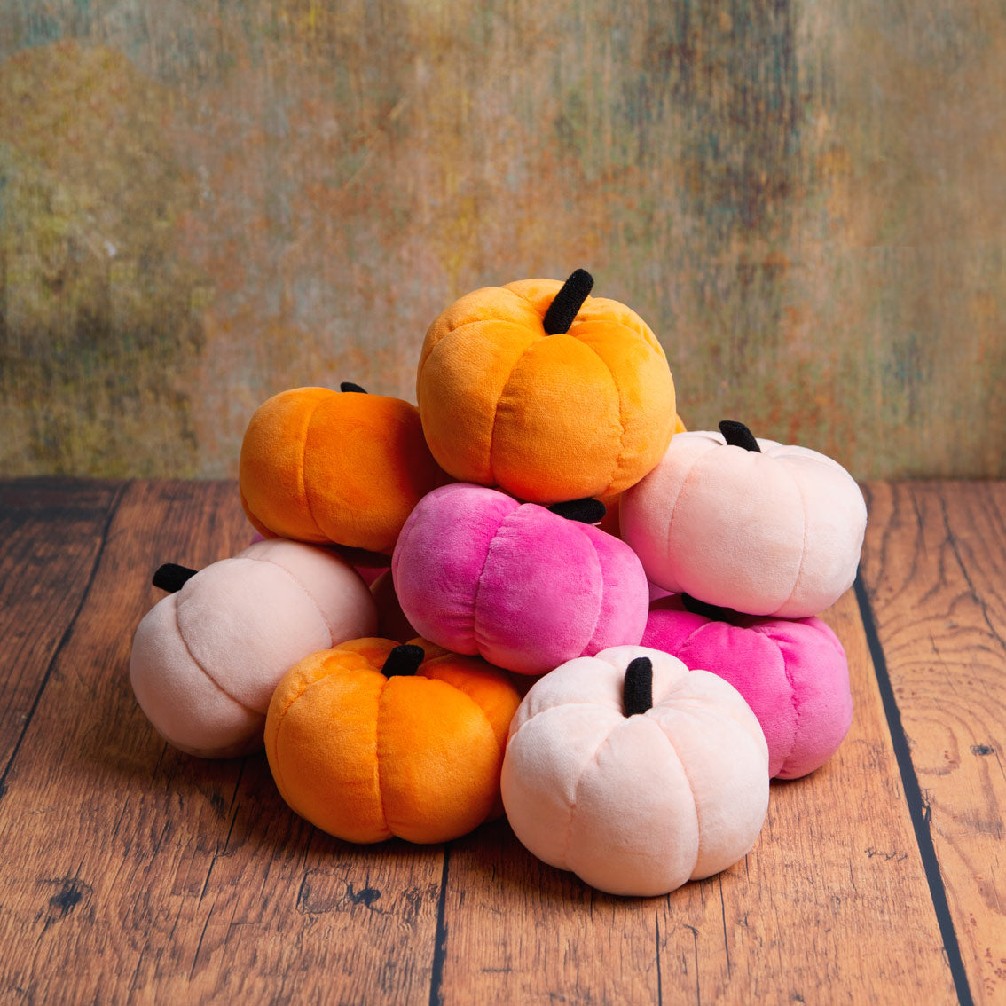 Velvet Pumpkin Table Decoration 6 Pack