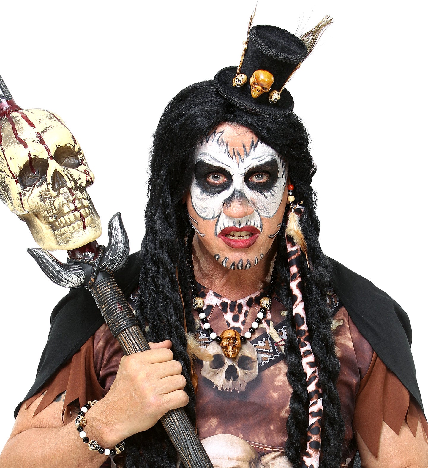 Voodoo Priest Costume Accessory Kit