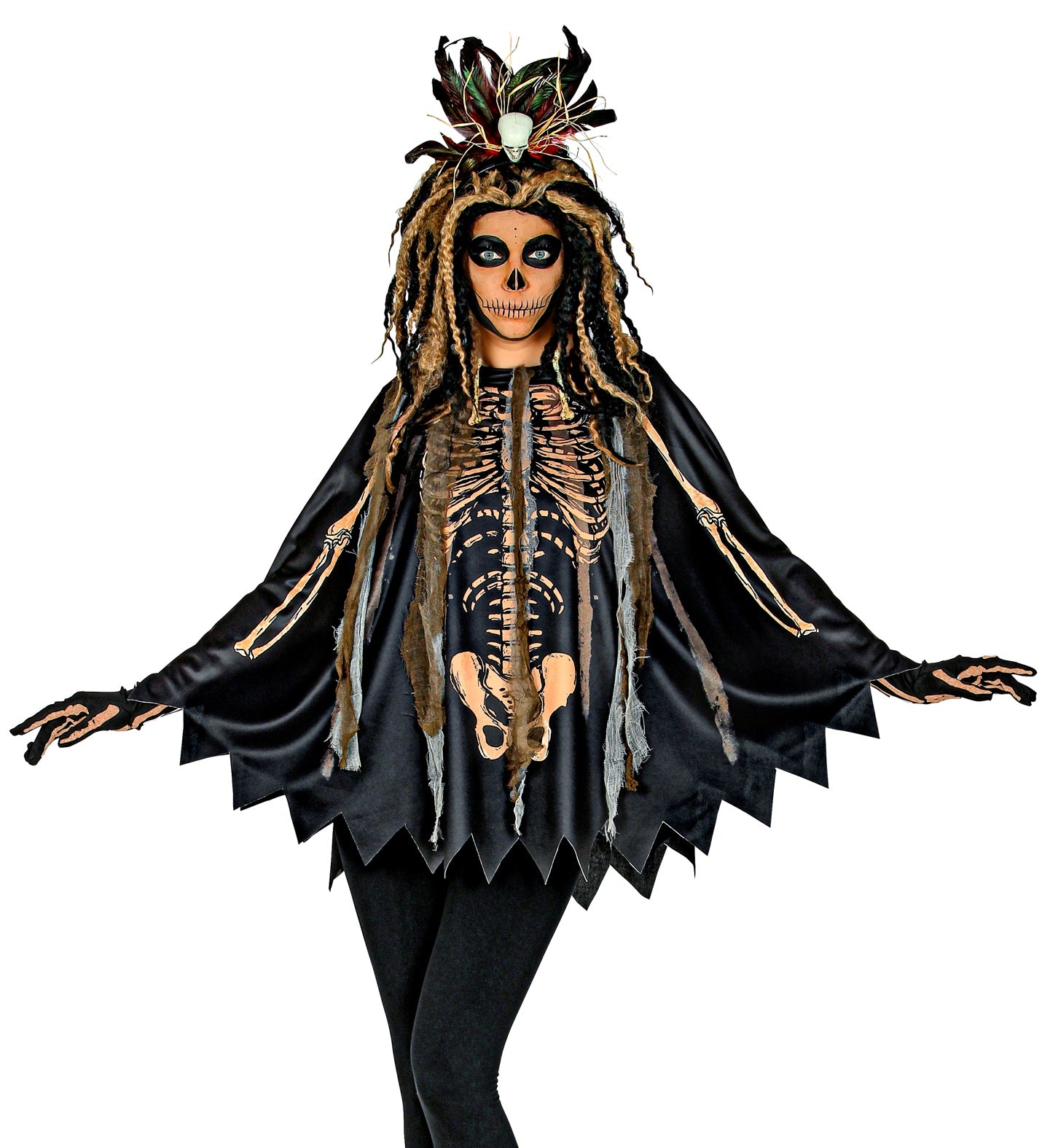 Voodoo Queen Poncho Costume