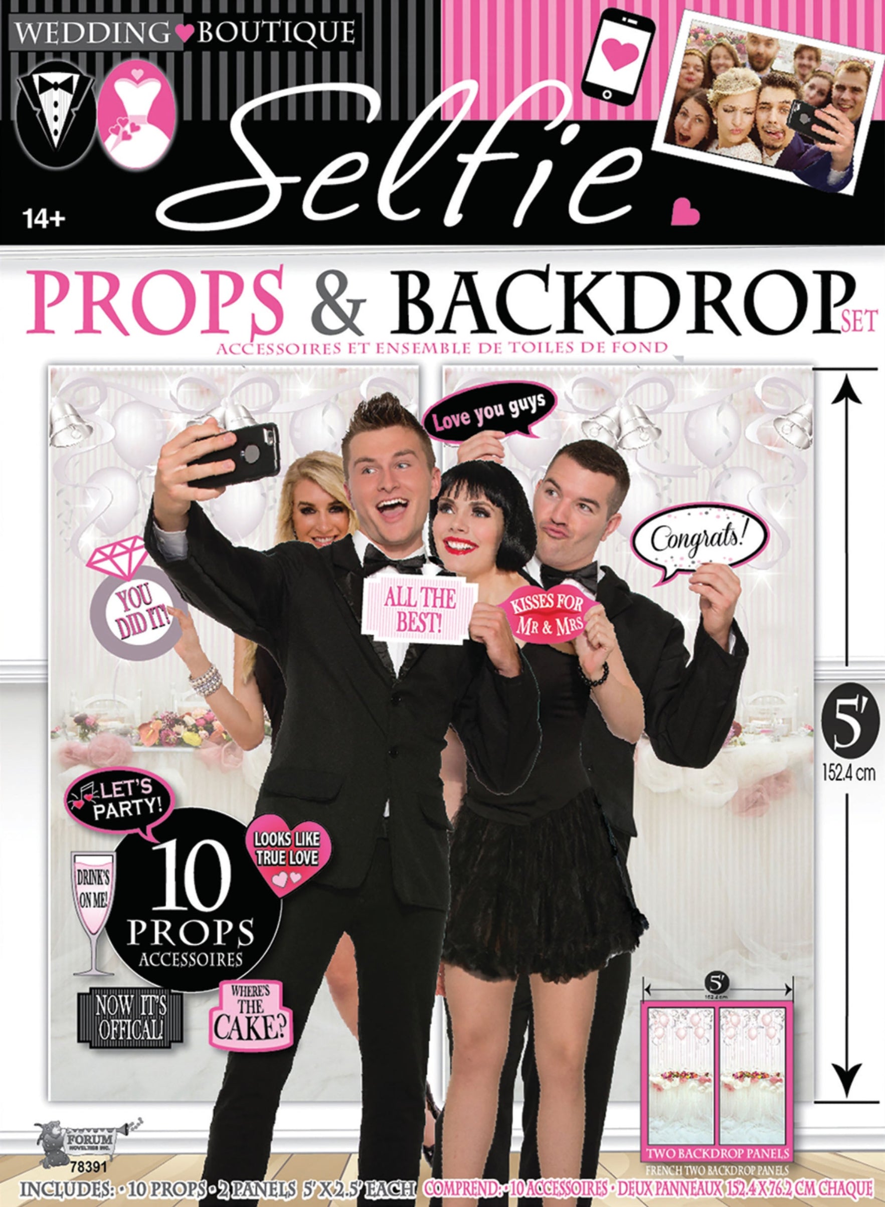 Wedding Photo Booth Props Set