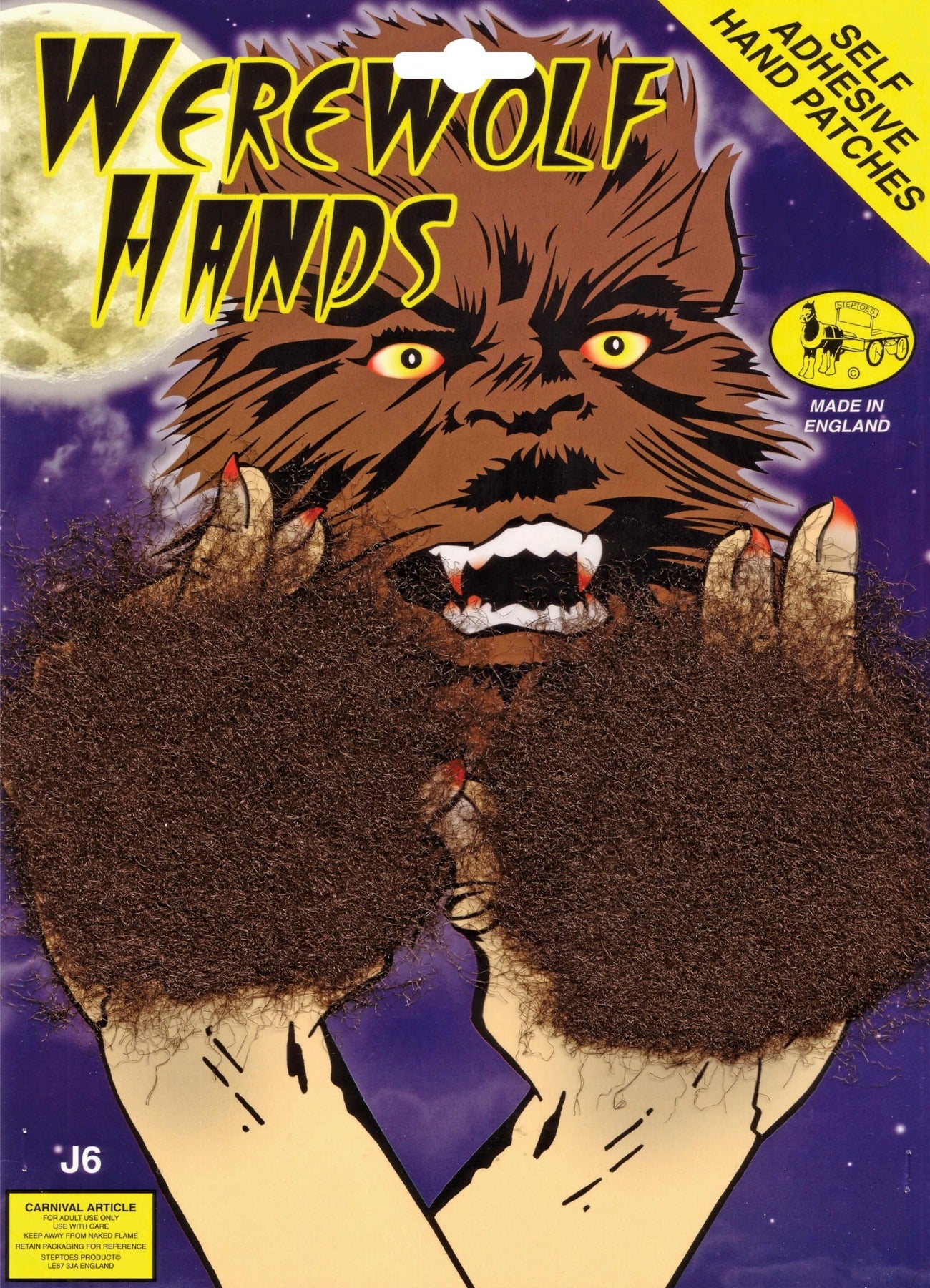 Werewolf Hand Fur Patches