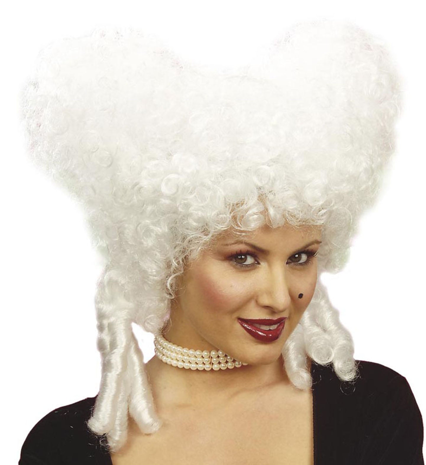 White Baroque Wig