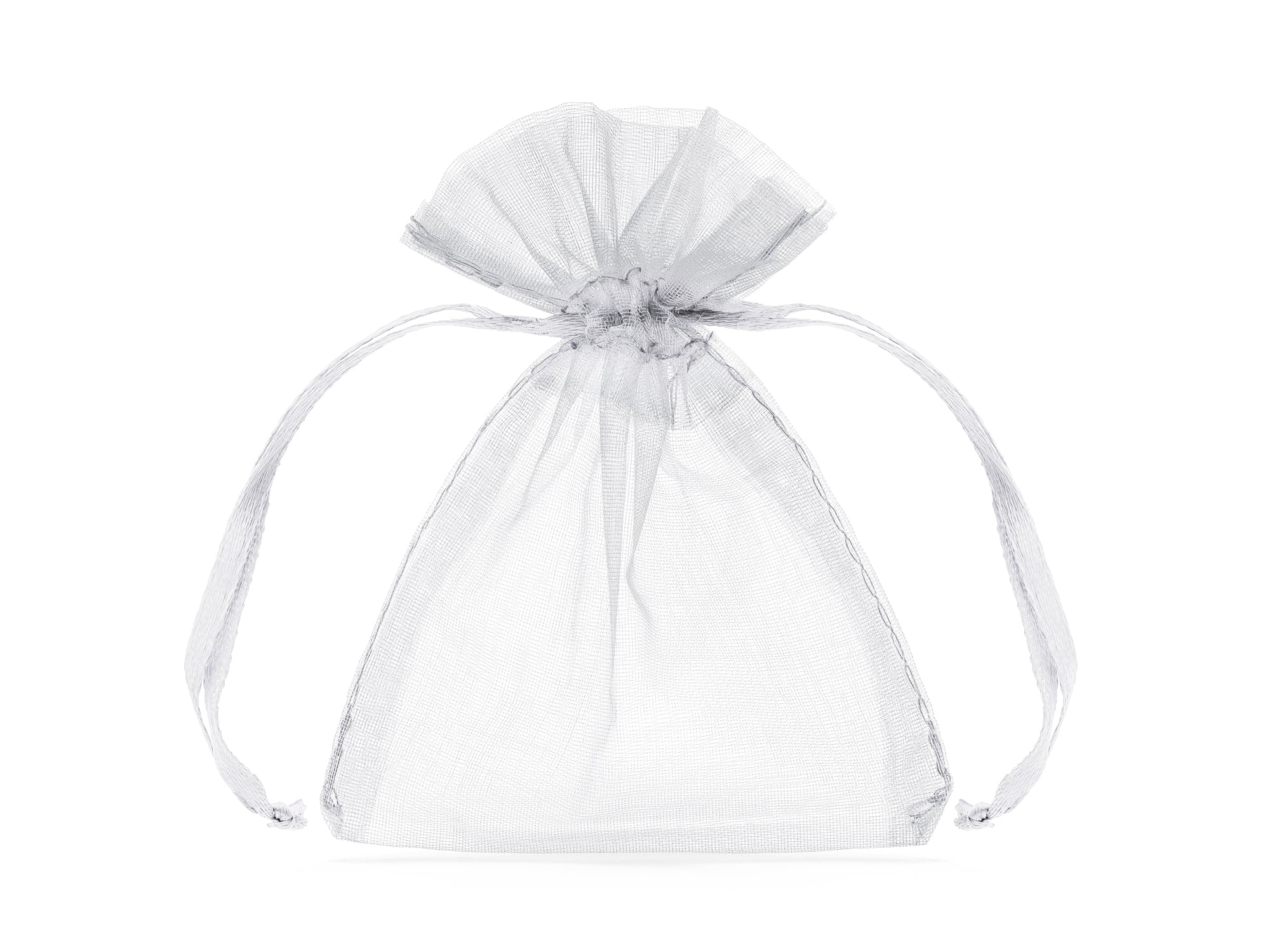 White Organza gift Bag 7.5 X10cm