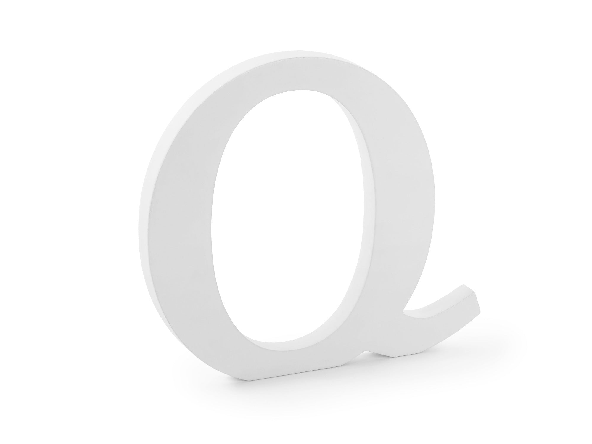 Wooden Letter Q