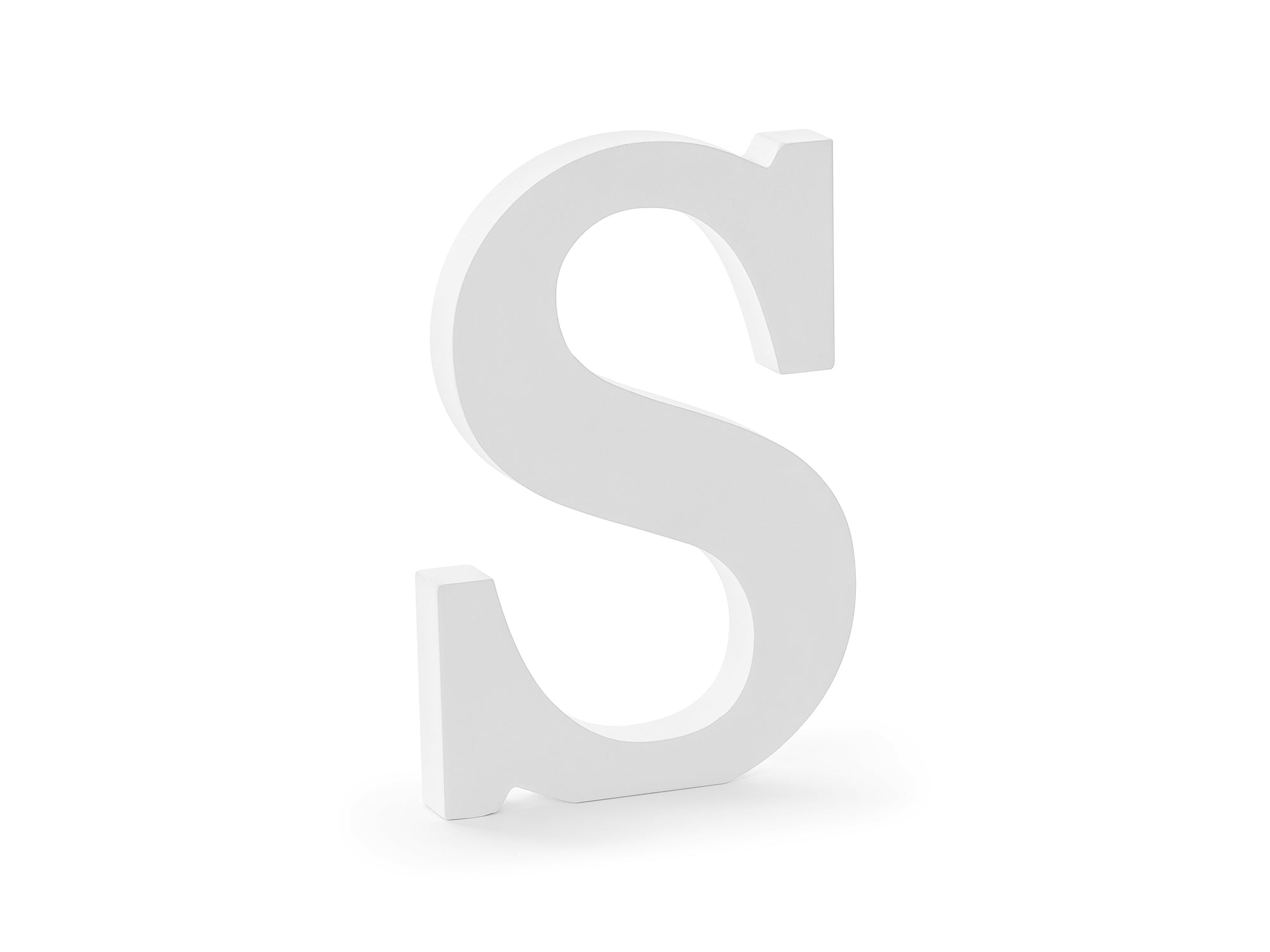 Wooden Letter S Wedding Decor